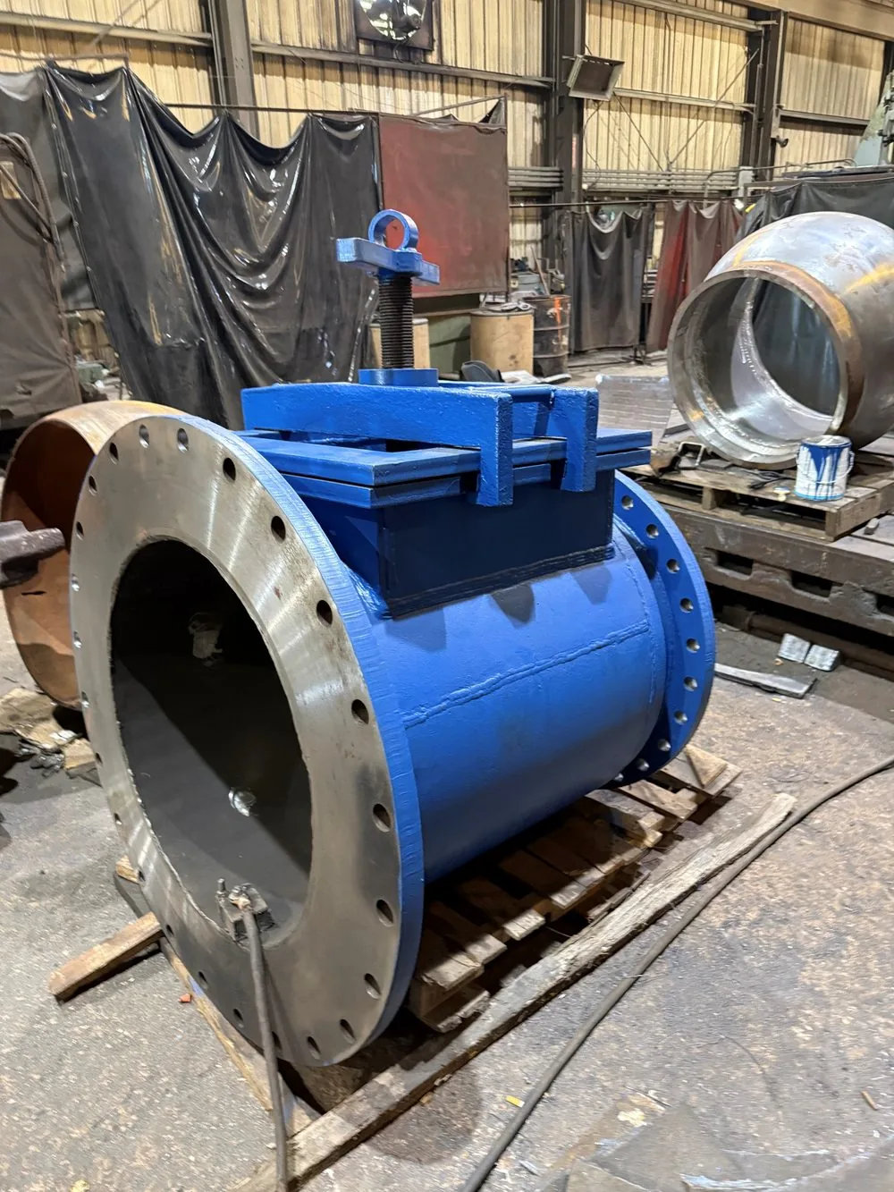 Fabricated rockbox cleanout